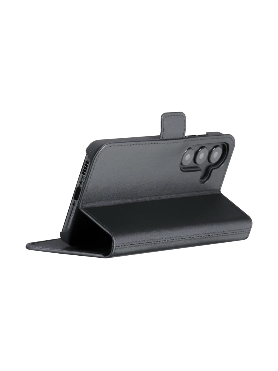 Samsung Galaxy S25 Echtleder Tasche mit RFID Schutz Copenhagen (COSSGTBL6438) - Schwarz