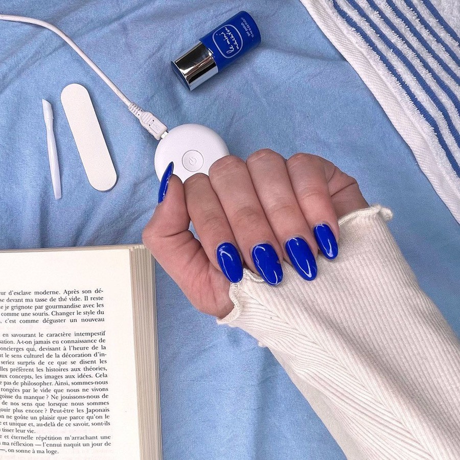 Le Mini Macaron Single Gel Polish Blue Raspberry 10ml