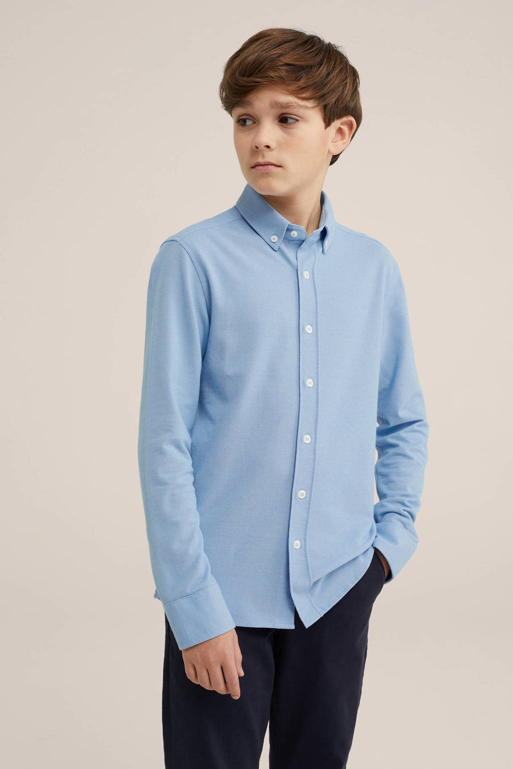 WE Fashion overhemd blauw
