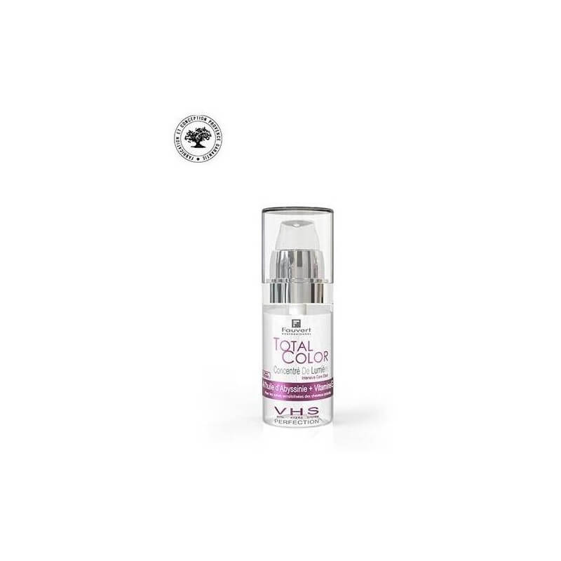 Pack cheveux colorés sensibilisés avec soin brillance Eclat Total Color Fauvert Professionnel