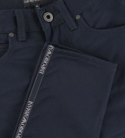 Emporio Armani Hosen - Navy m. Streifen