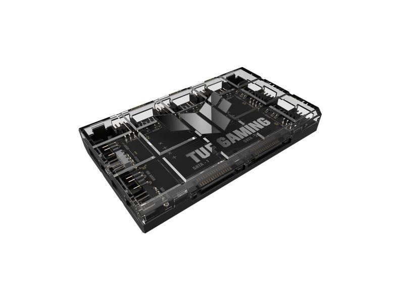 ASUS LED-Lüfterrahmen ASUS TUF Gaming ARGB PWM-Lüfter-Hub Lüfter-Hub, Steuerung von bis zu sechs Lüftern