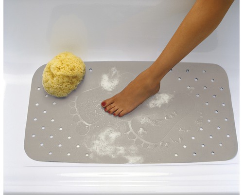 Badmatras RIDDER vlakke bodem 38 x 72 cm grijs