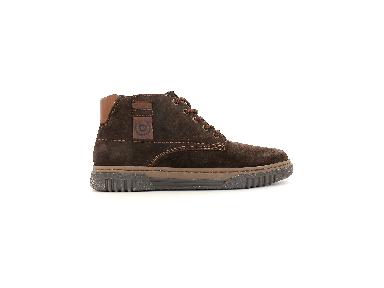 Bugatti-331-A5Z30-1400 Nubuck Marron Foncé