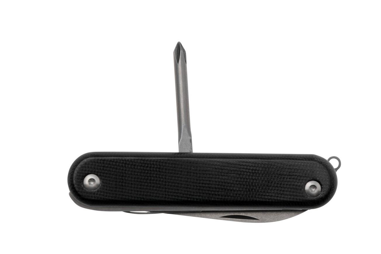 MKM Malga 5 MP05MAG-BC Magnacut Black Canvas Micarta, zakmes