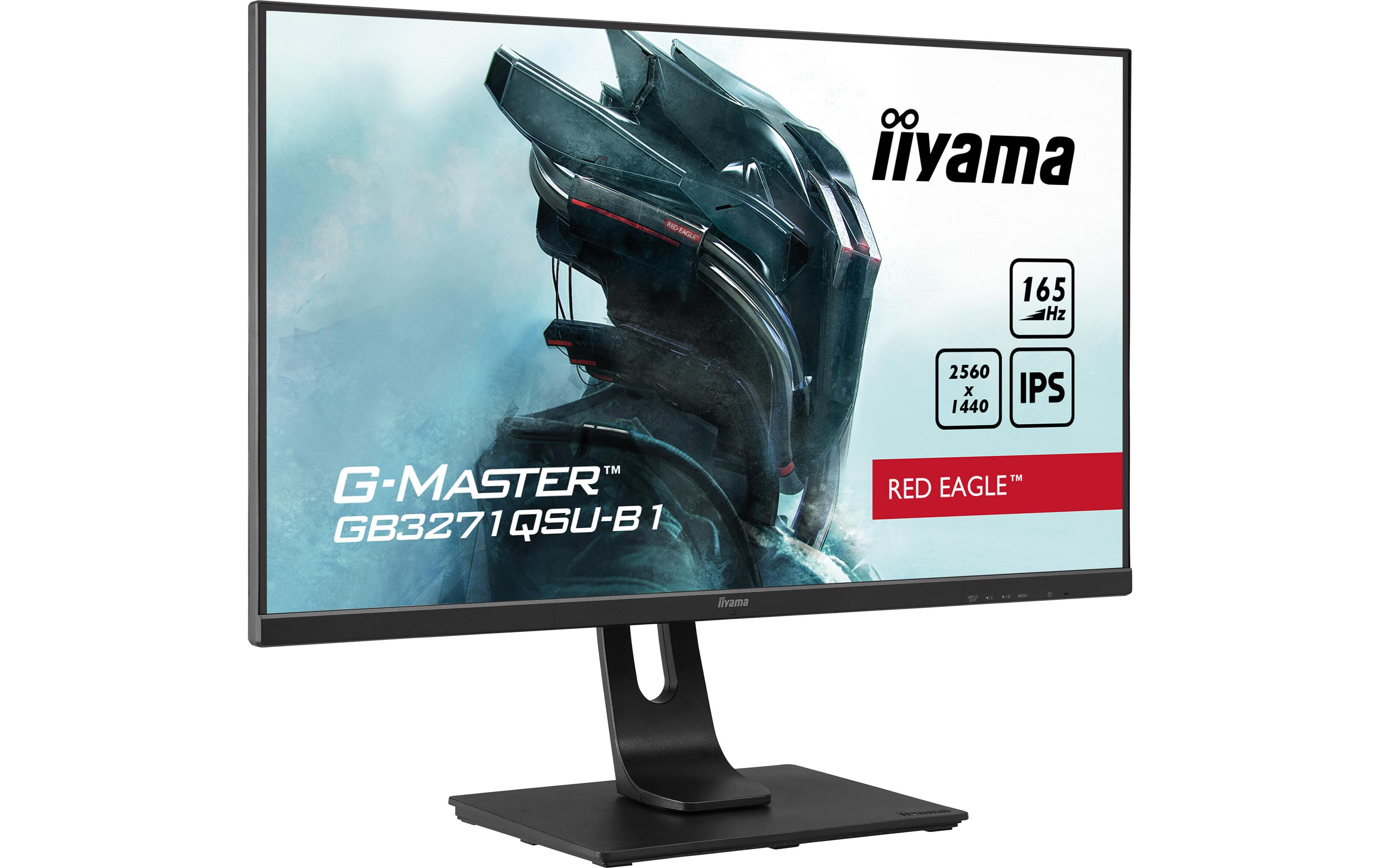 Monitor G-Master GB3271QSU-B1<br>31.5-Zoll-Monitor mit IPS-Panel und einer Refresh Rate von 165 Hz