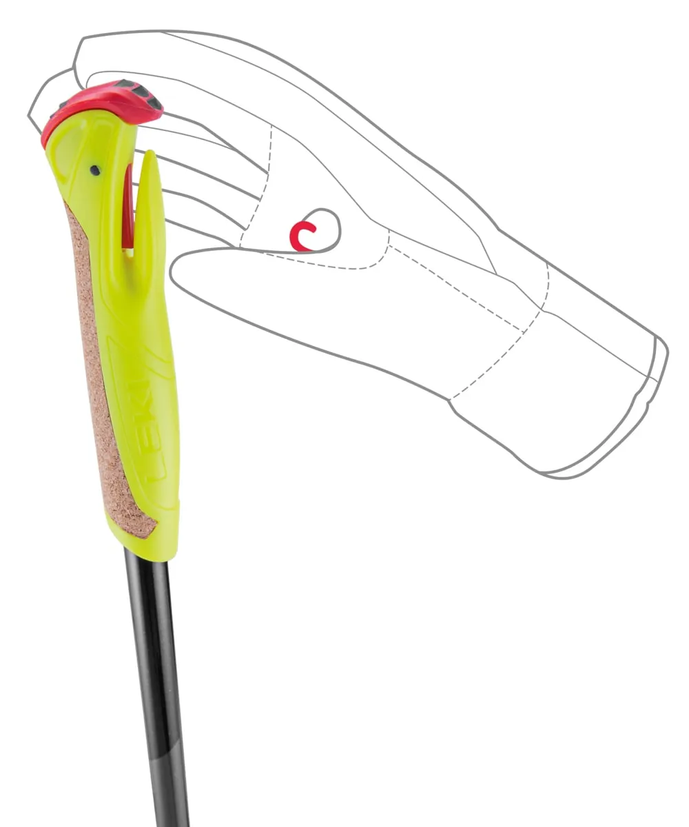 Leki Xta 5.5 Jr. Black-neon