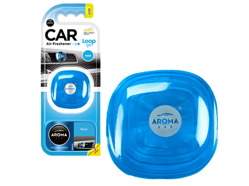 AMBIENTADOR AUTOMÓVEL LOOP AROMACAR GEL AQUA