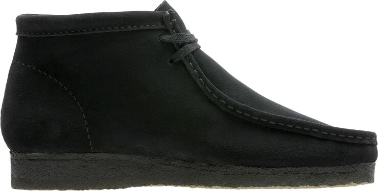 Clarks Originals Wallabee Boot Black Sde, G, 7 Black suede