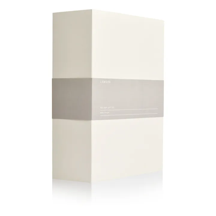 Liewood Doudous en coton bio Ted - Set de 2 | Gris