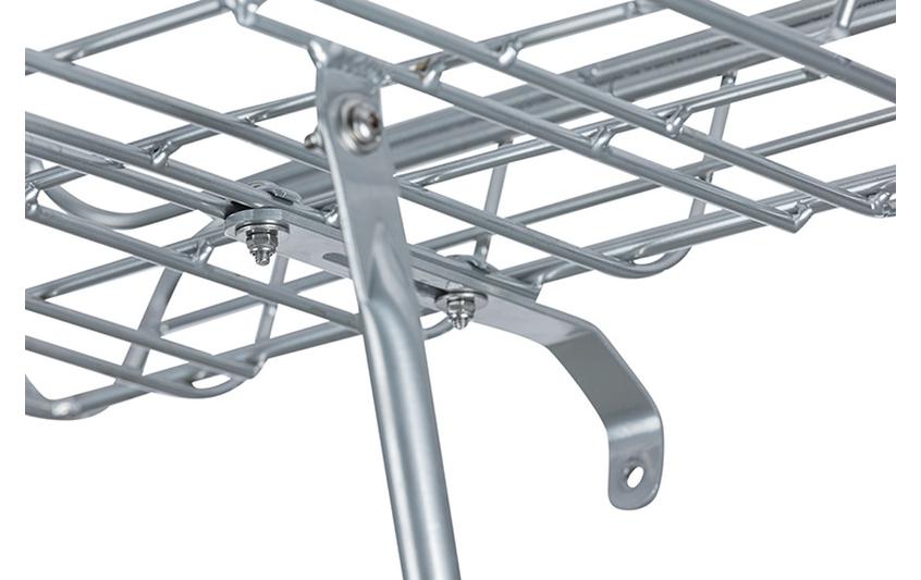 Gepäckträger Portland Front Carrier High SilberVorderradträger aus Aluminium