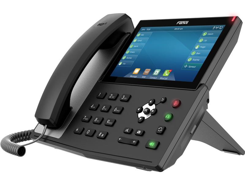 Fanvil Tischtelefon X7 Schwarz Fanvil X7 Touchscreen Enterprise IP-Telefon