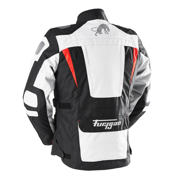 Furygan - Veste Apalaches Noir / Gris Clair / Rouge