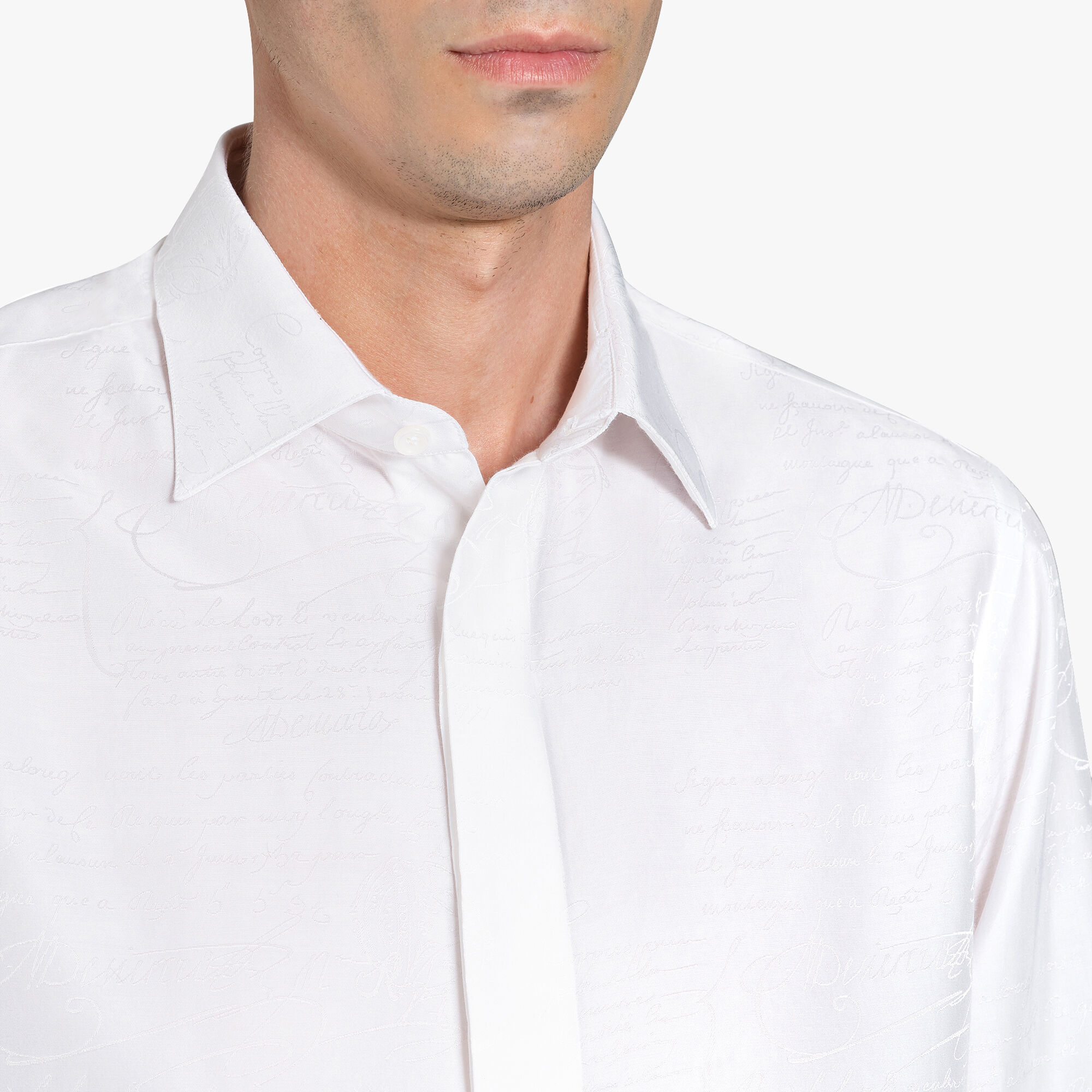 Chemise Andy En Coton Et Soie Scritto