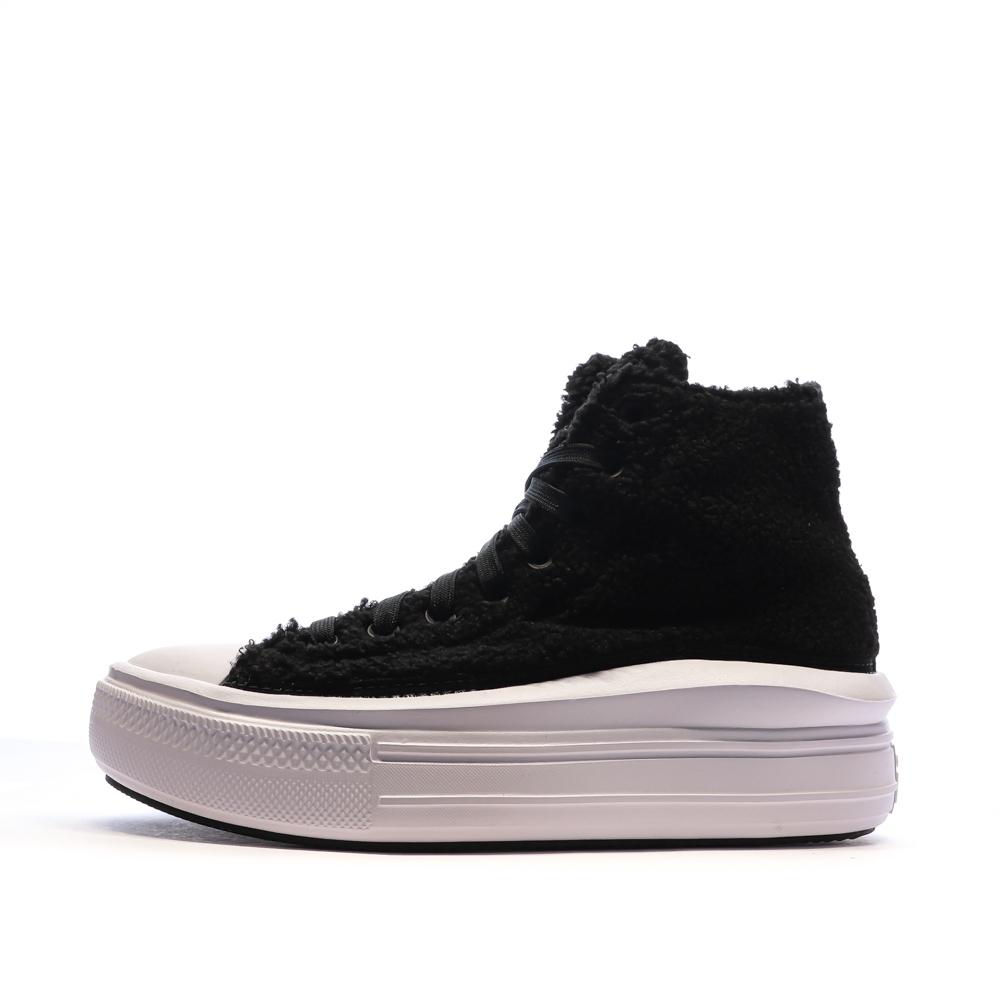 Converse Baskets Noires Femme Converse Chuck Taylor All Star Move