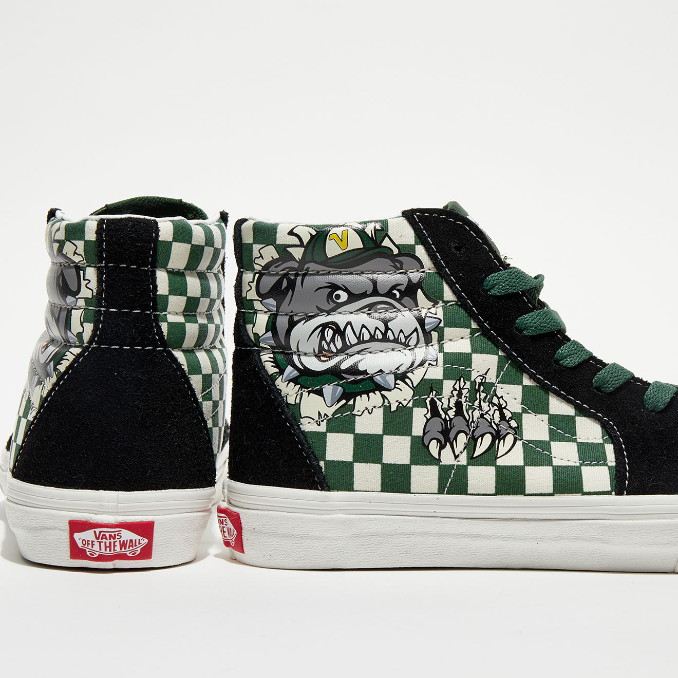 Vans Baskets SK8-Hi noir/vert