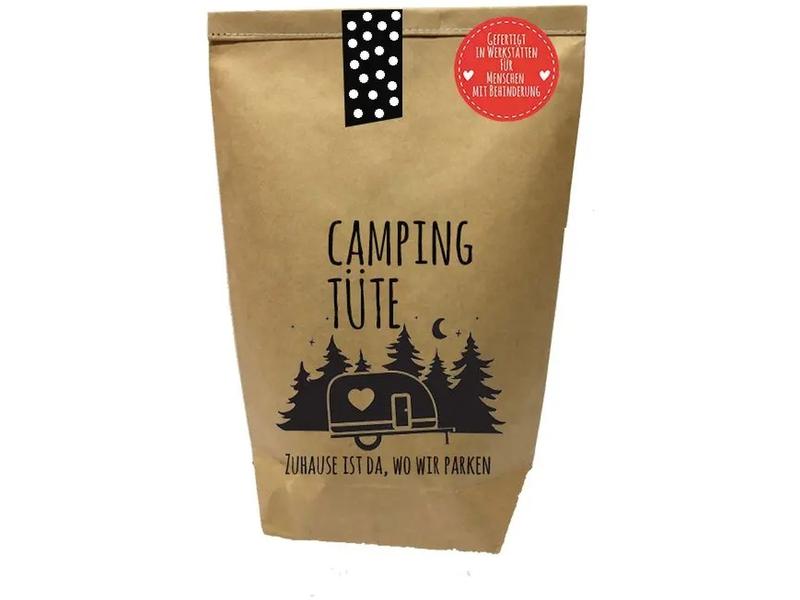 Wunderle Mitbringsel Wundertüte Camping Geschenktüte für Reiselustige