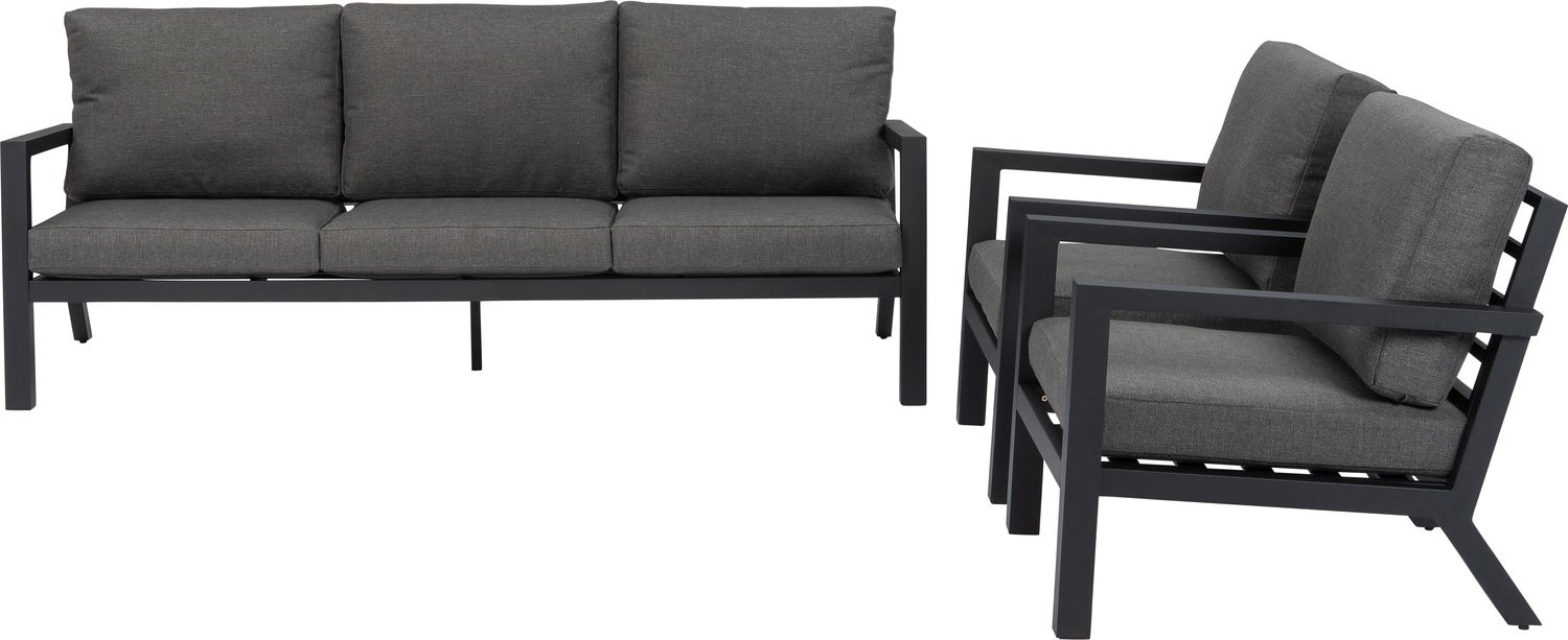 Intratuin 5-zits loungeset Cindy antraciet