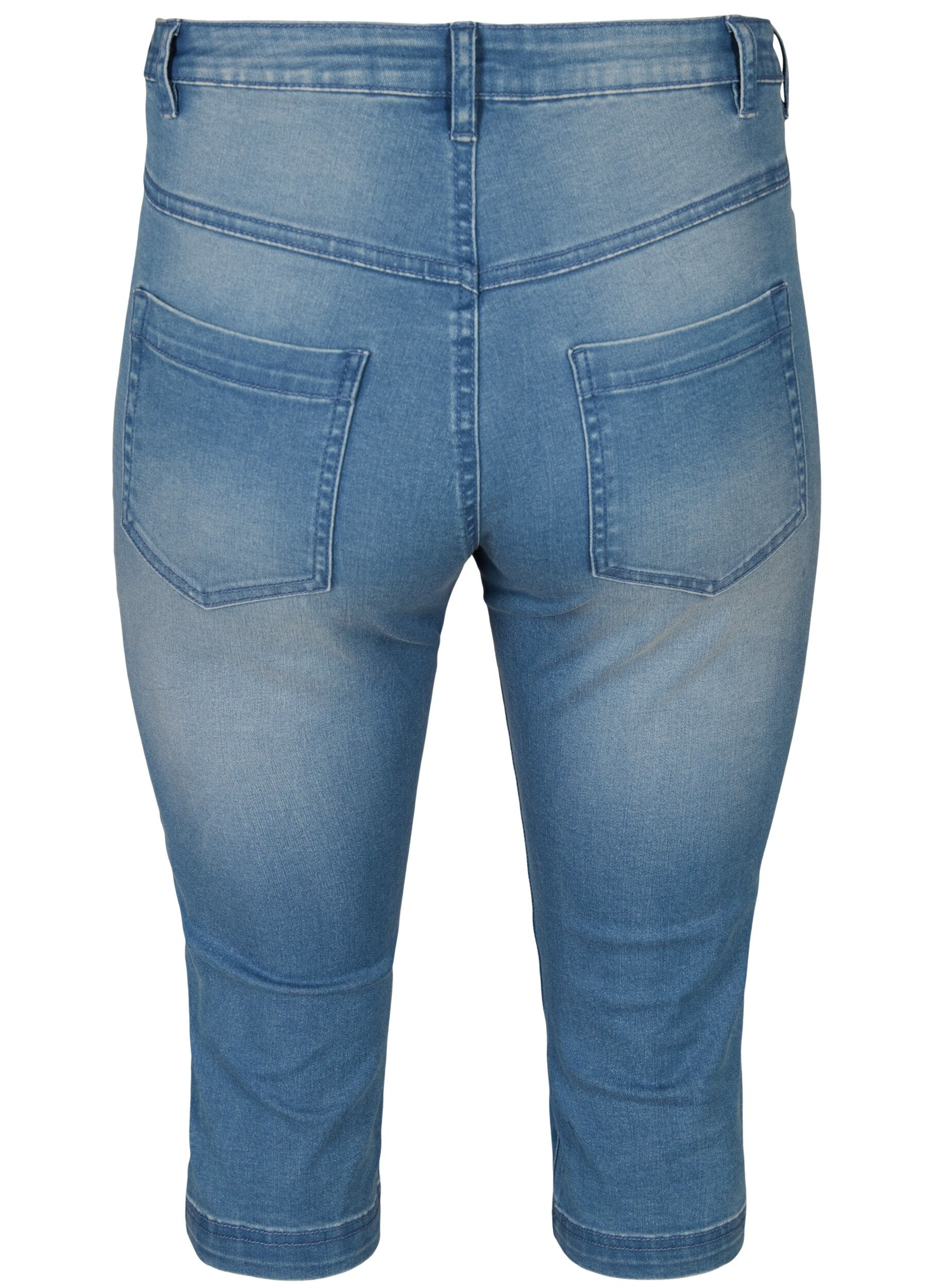Højtaljede Amy capri jeans med super slim fit