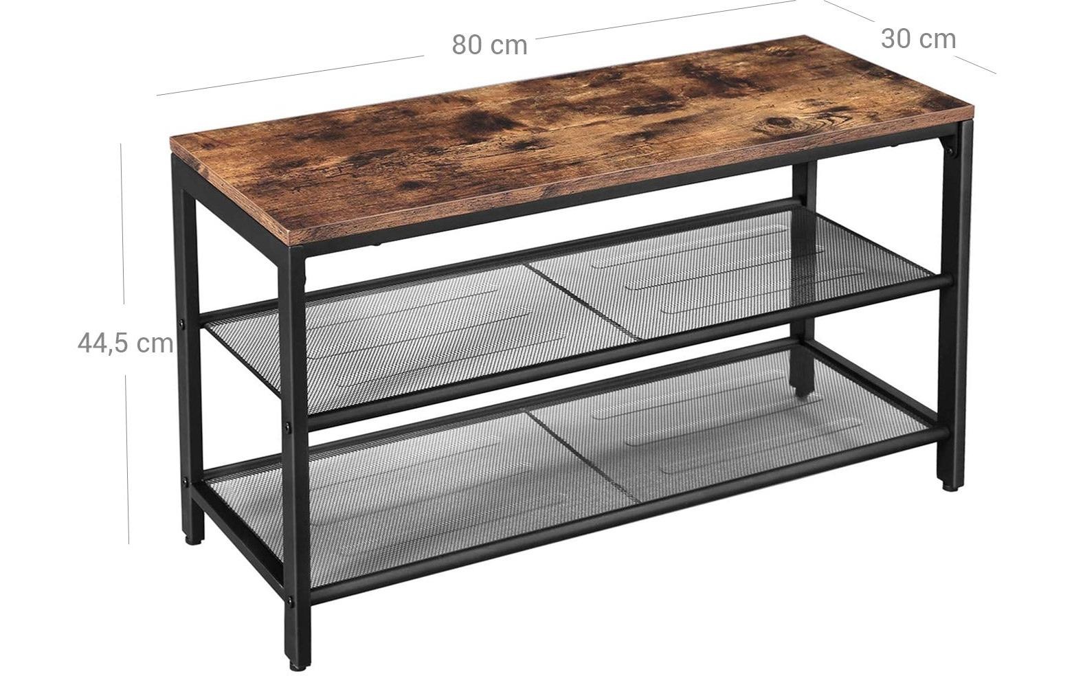 VASAGLE Schuhregal »aus Holz und Eis«
