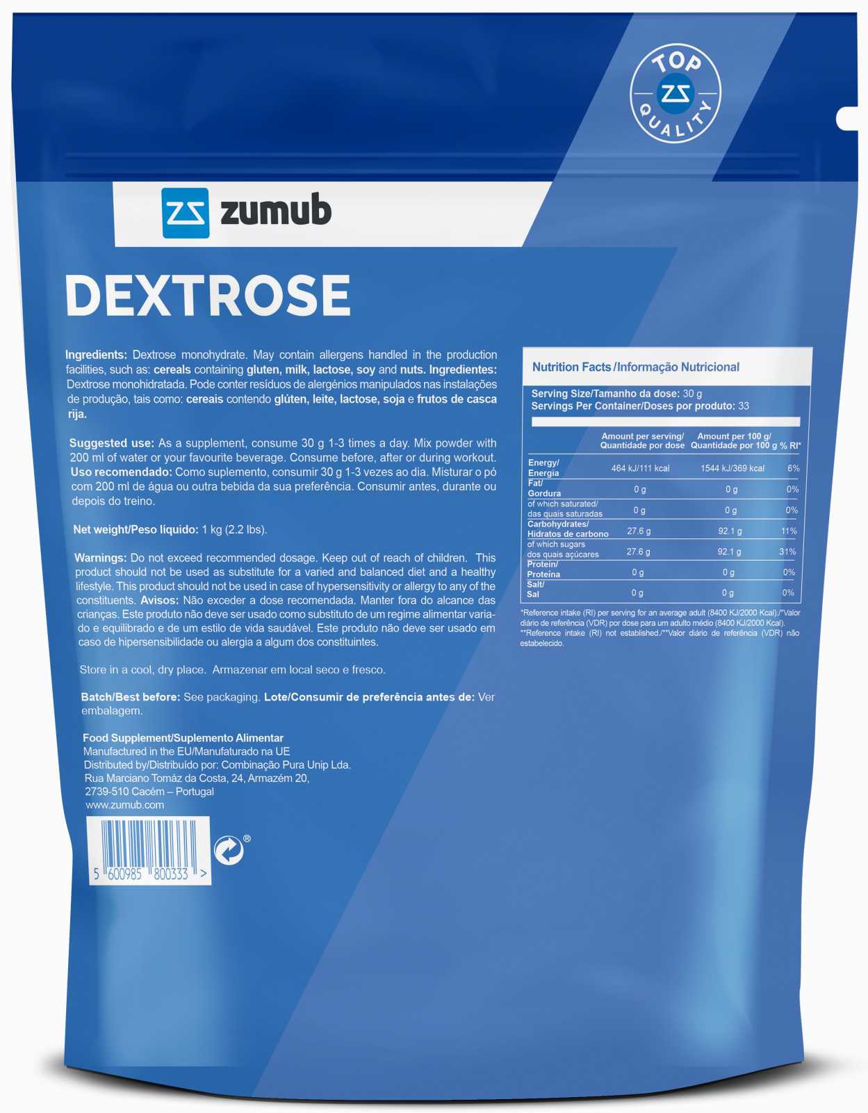 Zumub Dextrose 500mg