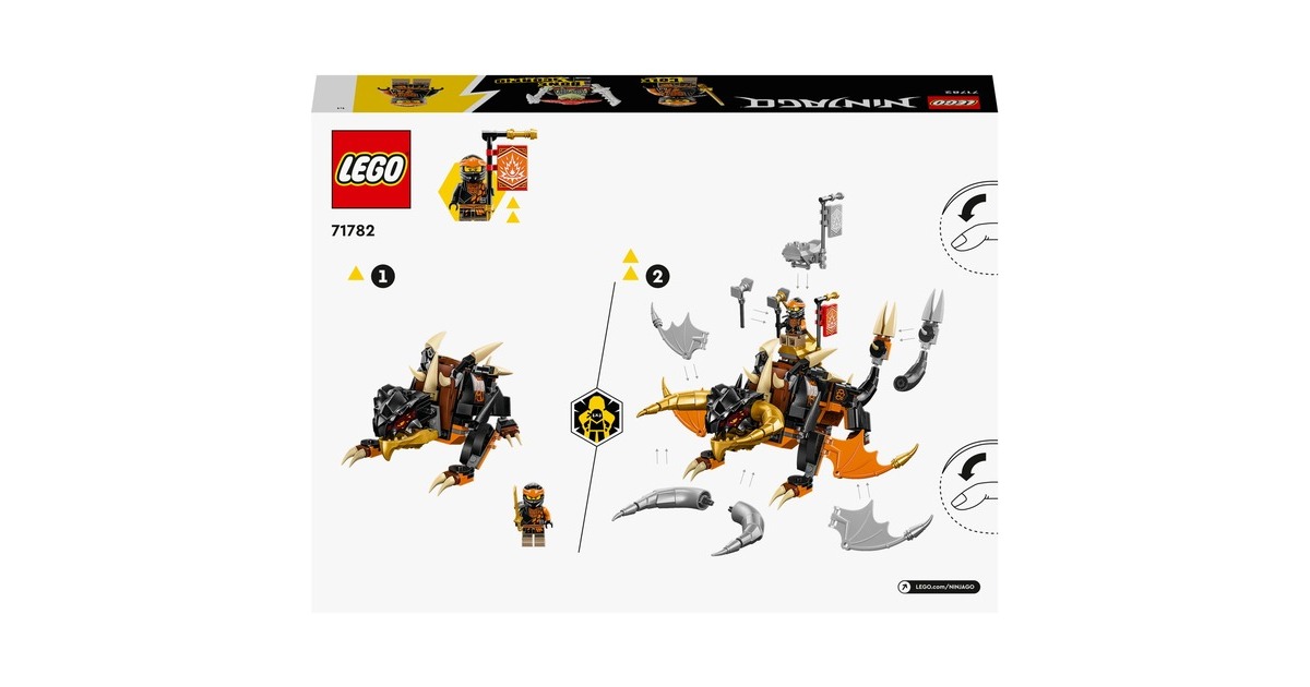 LEGONinjago - Cole's Aardedraak EVO Constructiespeelgoed  (71782)