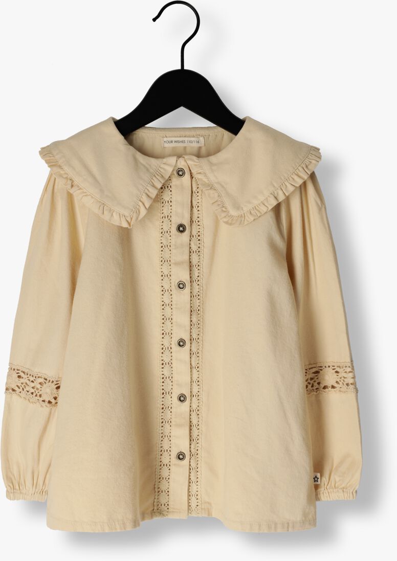 YOUR WISHES beige your wishes blouse feline vintage