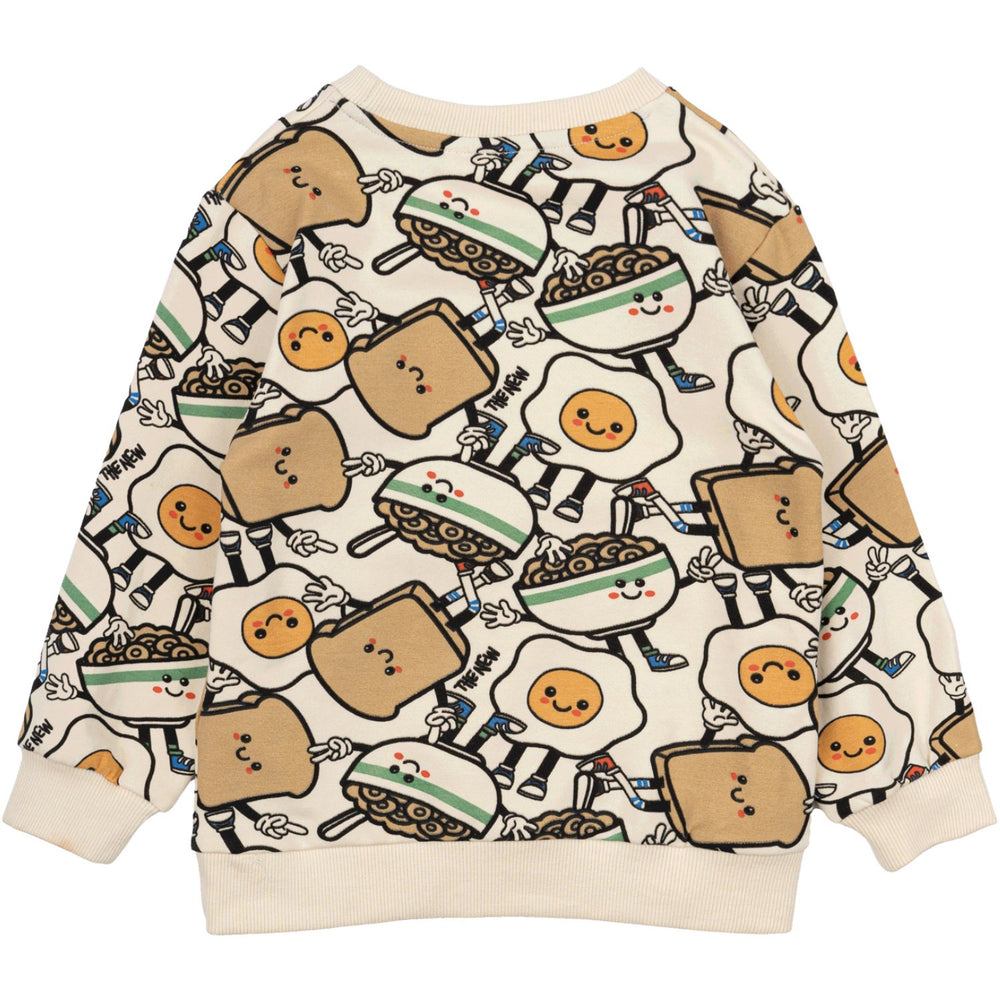 Køb THE NEW Siblings White Swan AOP Nelson Sweatshirt