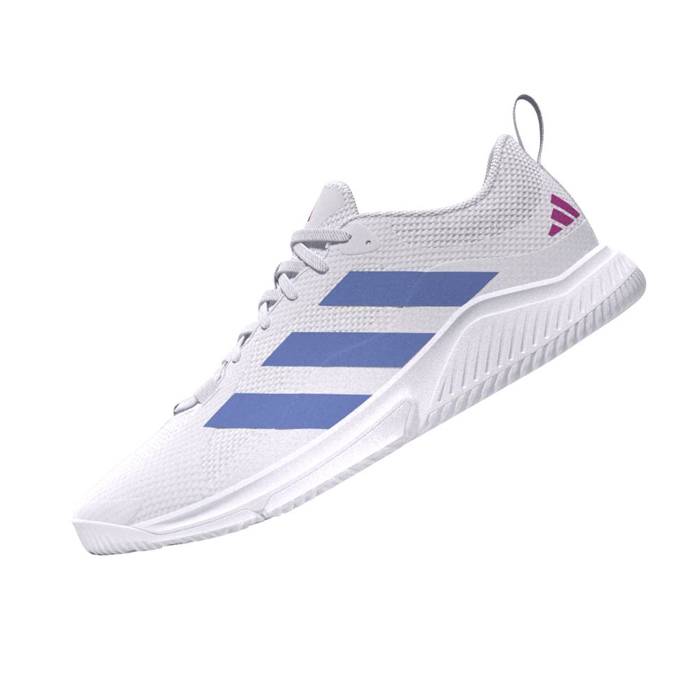 Adidas Performance COURT TEAM BOUNCE 2.0 - Chaussures handball Femme white/blue fusion/lucid fuchsi