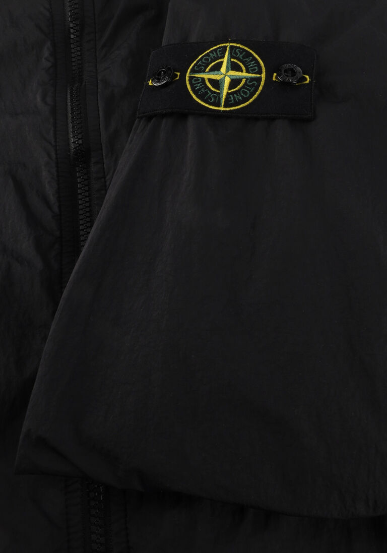 zwarte stone island gewatteerde jas jacket s0a23