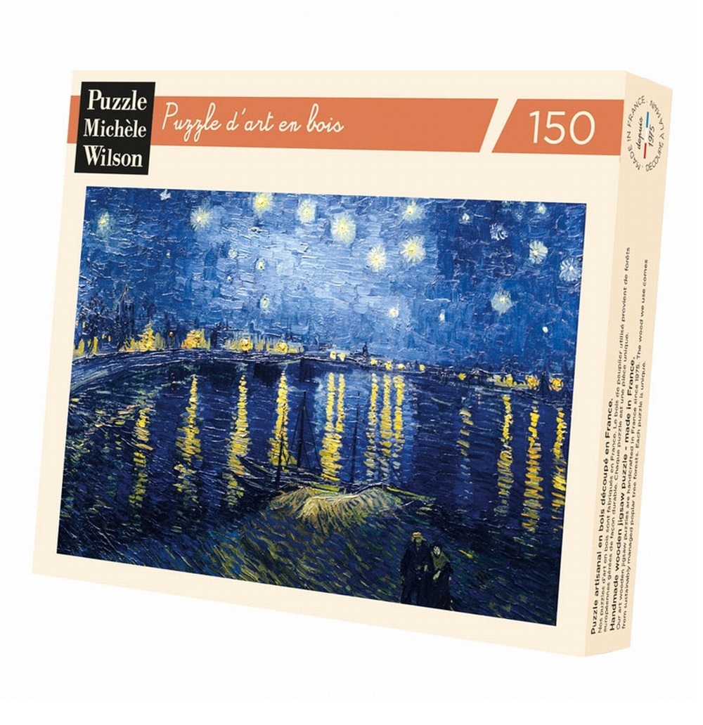 Nuit étoilée sur le rhône de van gogh