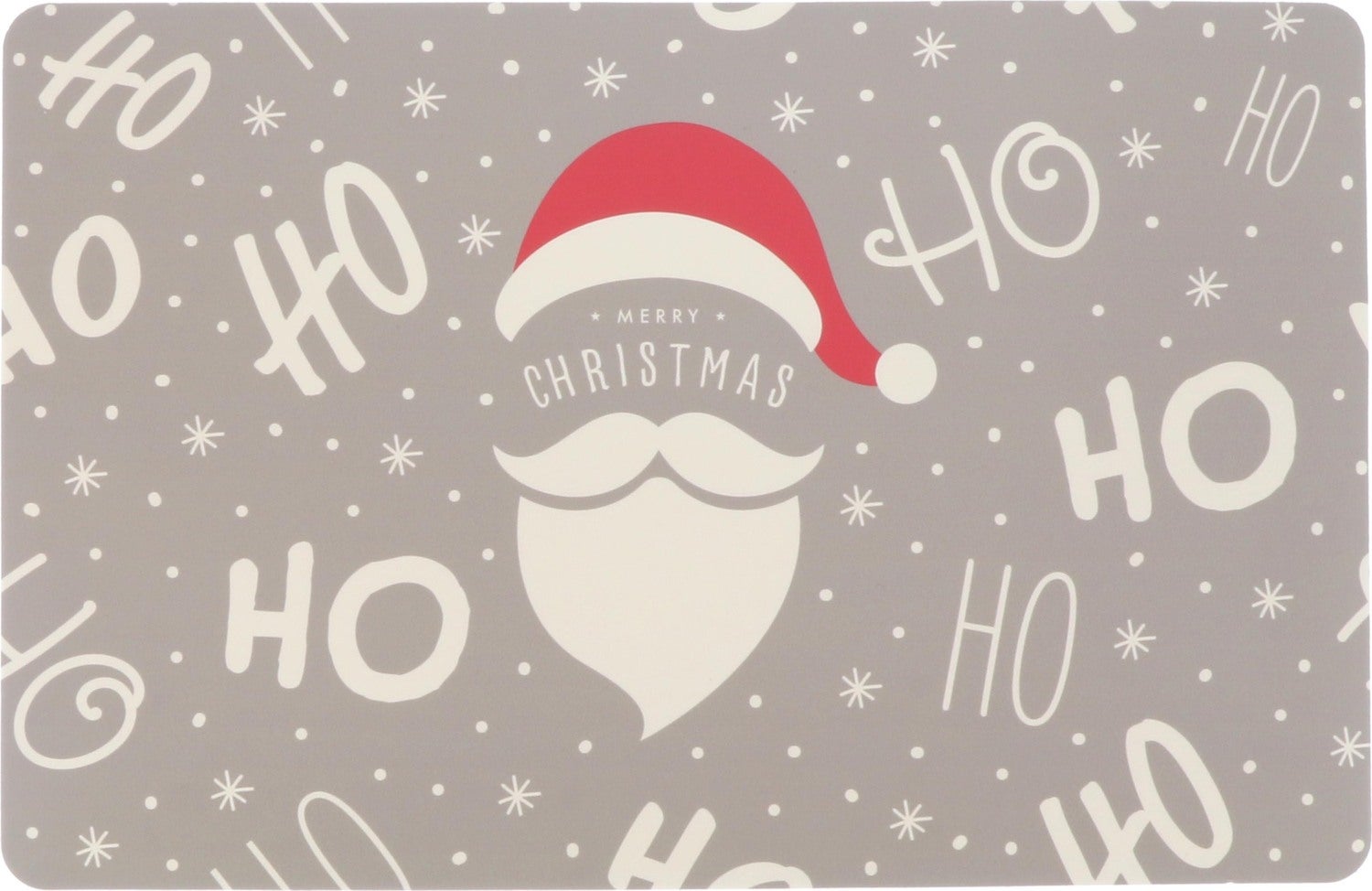 Unique Living placemat Hohoho zilver 30 x 45 cm