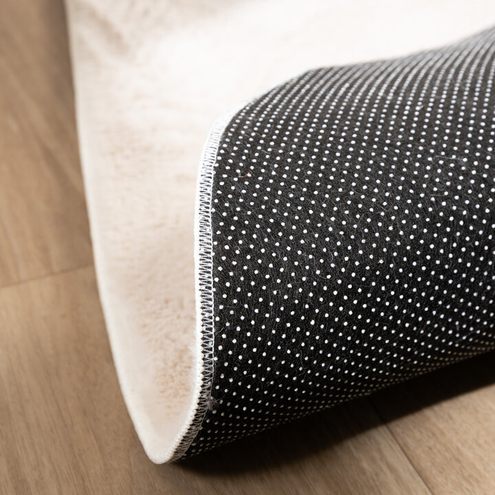 Zacht laagpolig vloerkleed - Cozy Pebble Creme