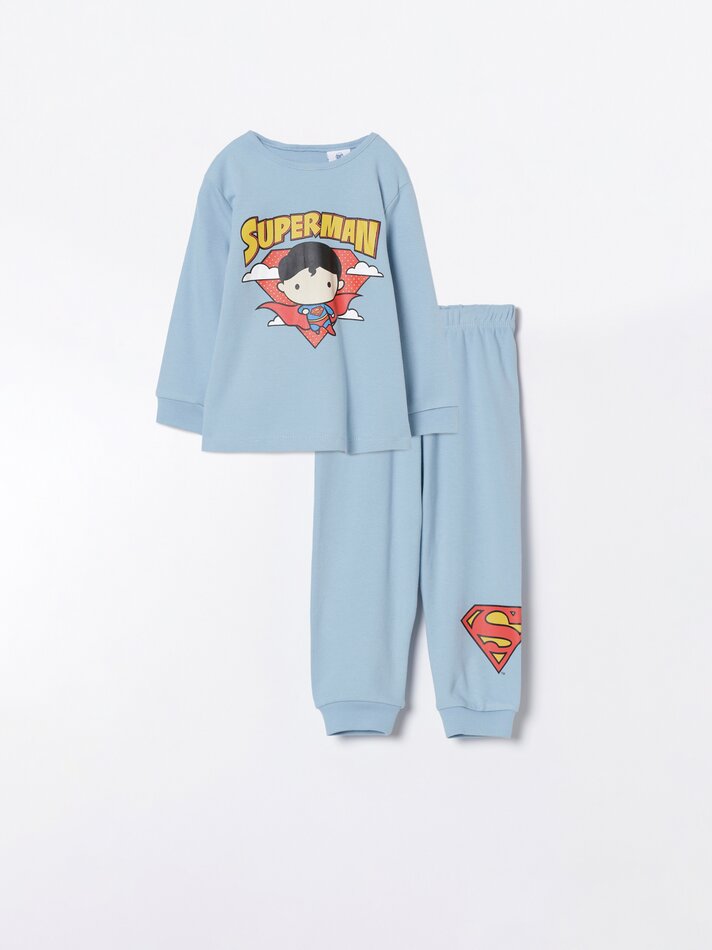 Pijama Superman DC - Azul Claro