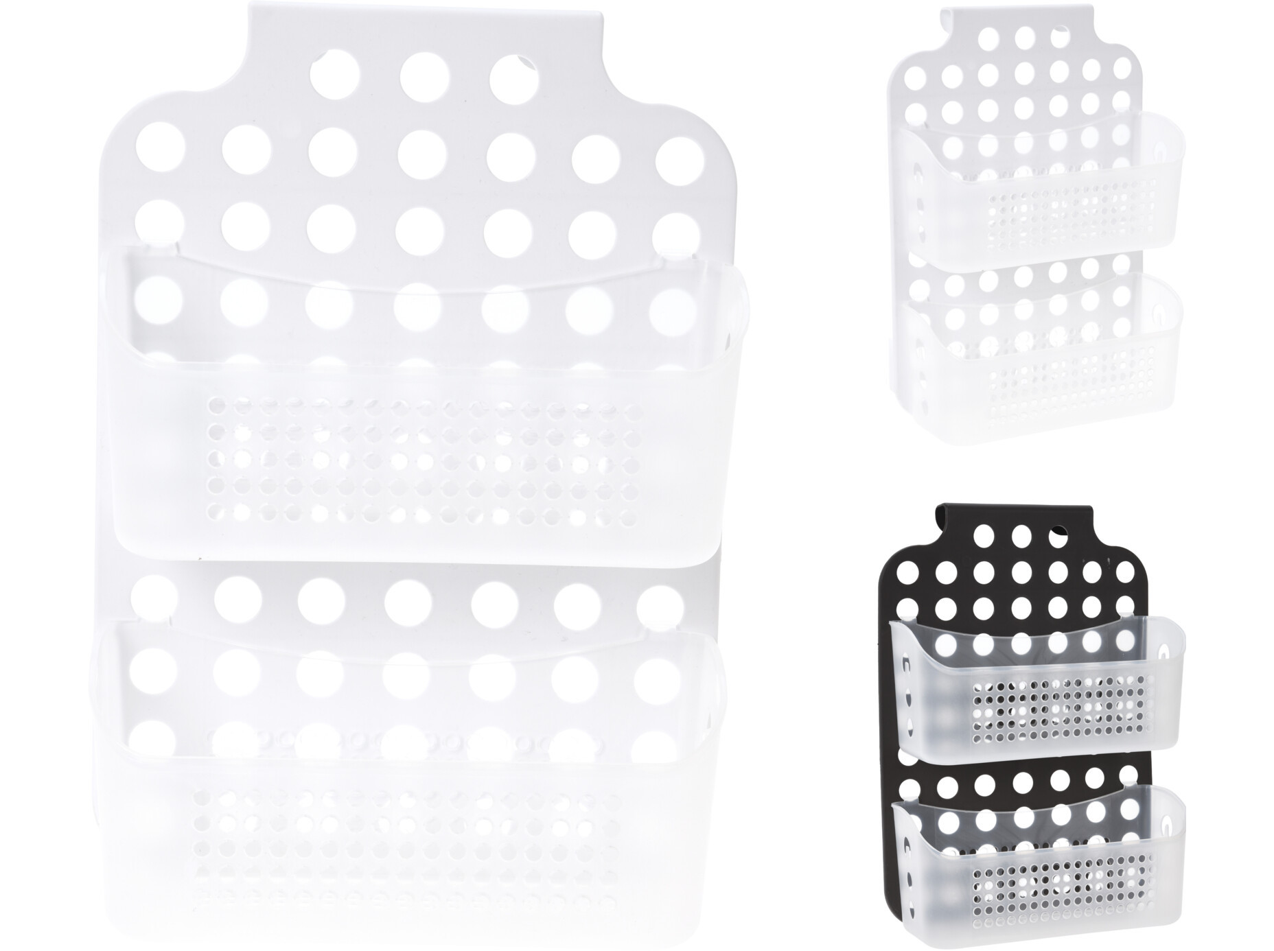 CESTO DE PAREDE 35X25X9.5CM CORES SORTIDAS