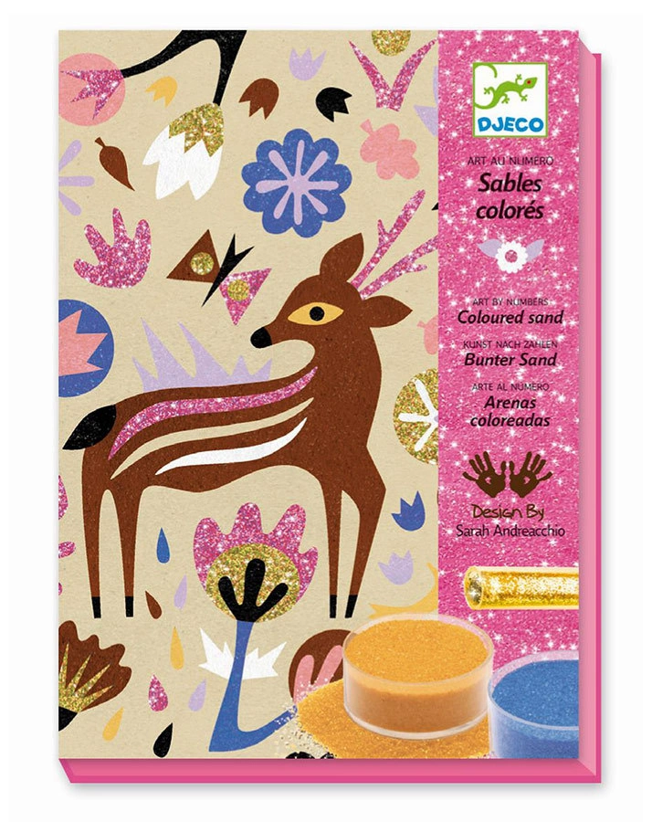Sandbild-Set WUNDER DER WÄLDER mit 9 Farben