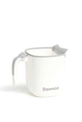 Beemoo CARE Assist Badebalje Inkl. Badestøtte, Badestativ & Skyllekanne, White/Grey