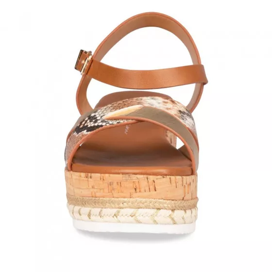Sandales COGNAC LADY GLAM
