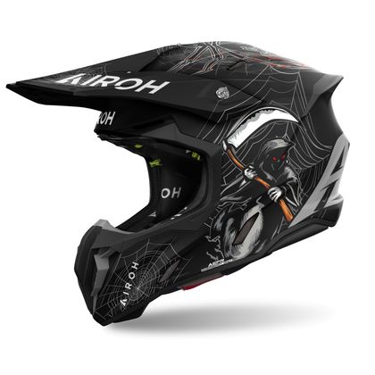 Casque cross Airoh TWIST 3 - ARCADE 2024 - Noir / Blanc