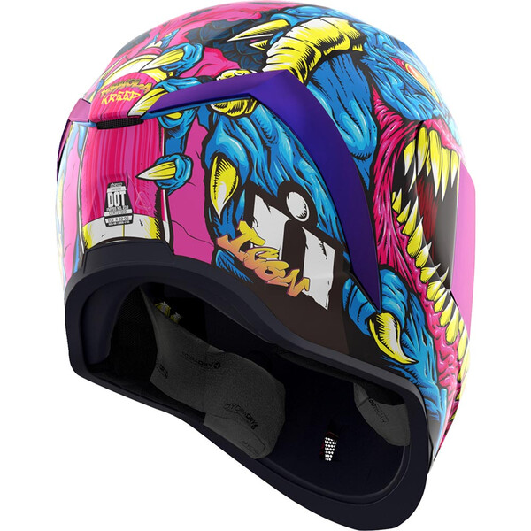 Icon - Casque Airform Mips® Kryola Kreep™ Bleu / Rose / Jaune