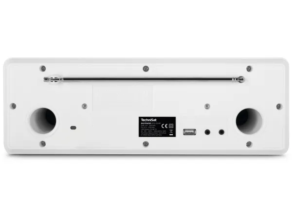 TechniSat DigitRadio 370 CD BT - Audiosystem - 2 x 5 Watt - hvid