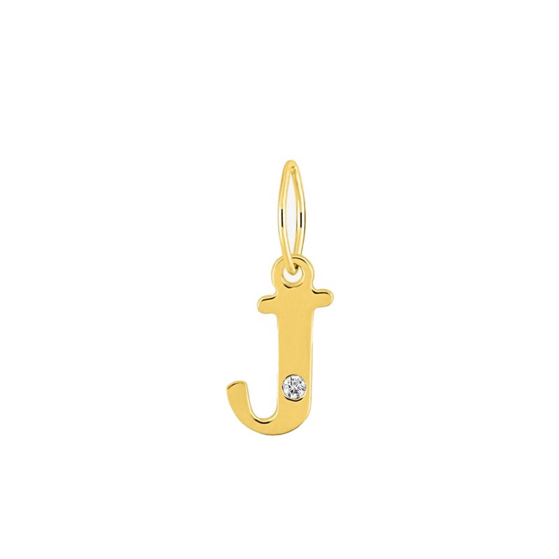 Pendentif Femme - Or 18 Carats - Diamant 0.01 Carats