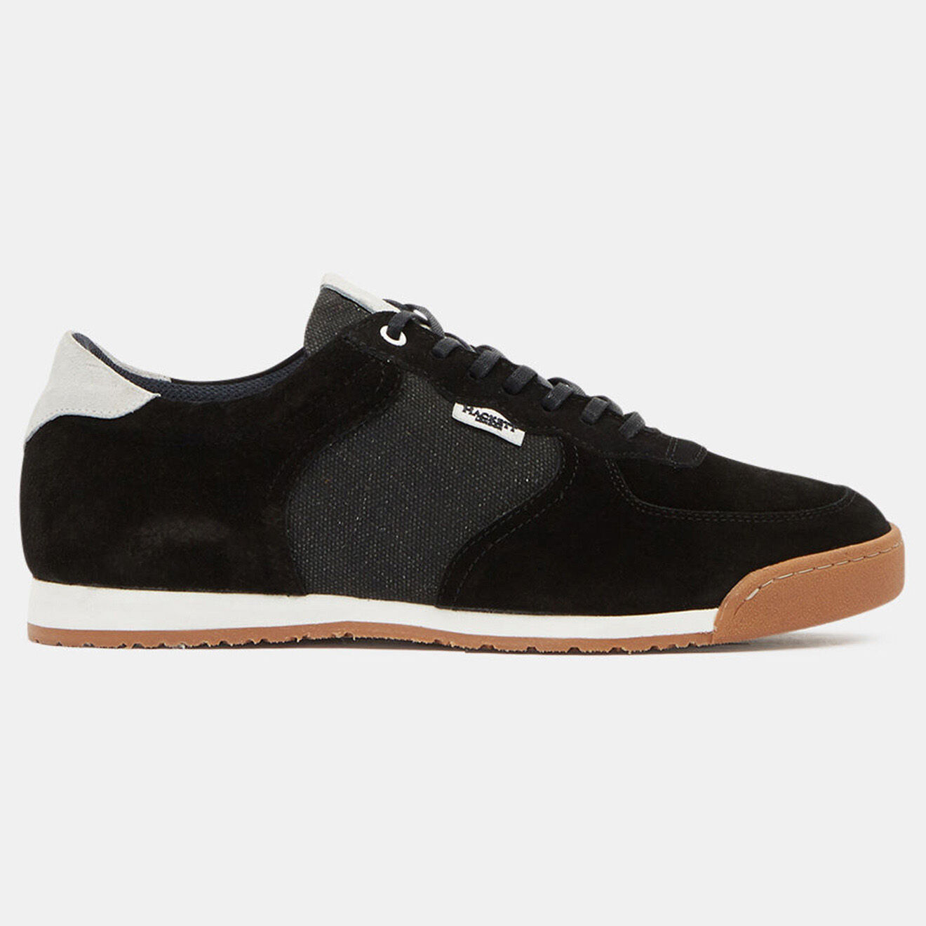 Hackett London Baskets en Velours de Cuir noires