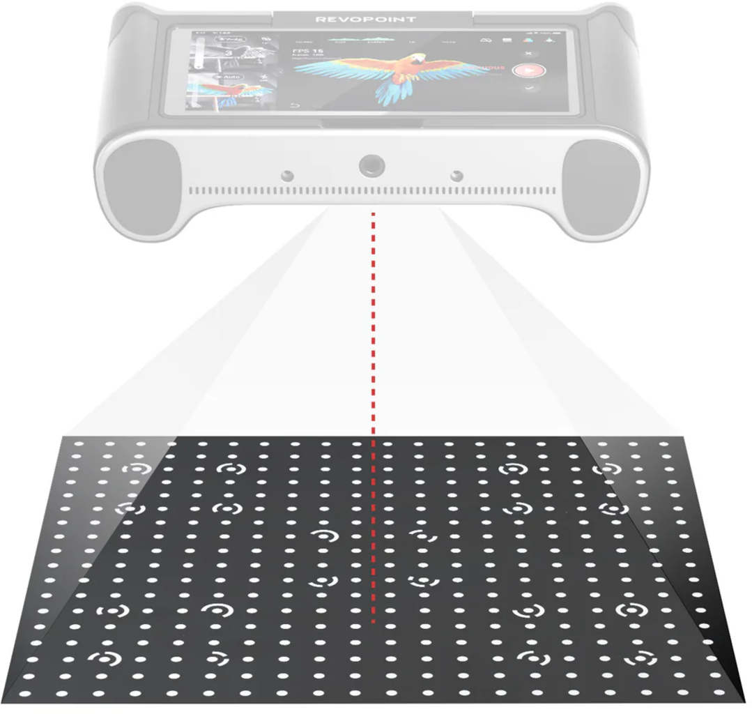 Revopoint  Glass Substrate Calibration Board    Referenztafel für 3D Scanner