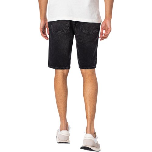 Superdry - Shorts De Mezclilla Rectos Vintage Negro