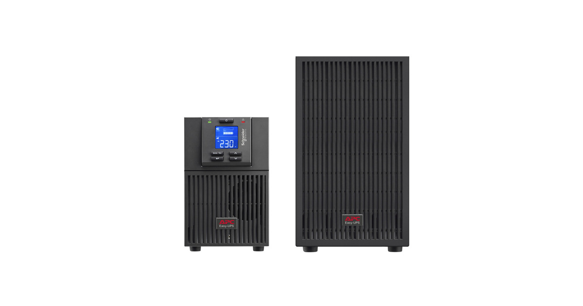 APCEasy UPS On-Line 2000VA SRV2KIL-E ups  (Zwart, 1800 W, Tower, 4x C13, Intelligente kaartsleuf, LCD, verlengde runtime)