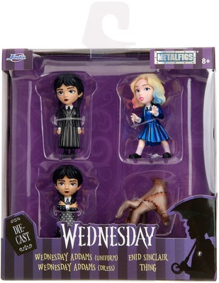 Jada Wednesday Figursett 4-Pack 6 cm