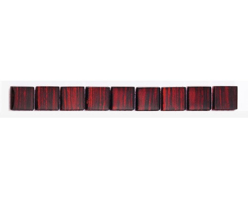 rode glazen rand 3x28,8 cm