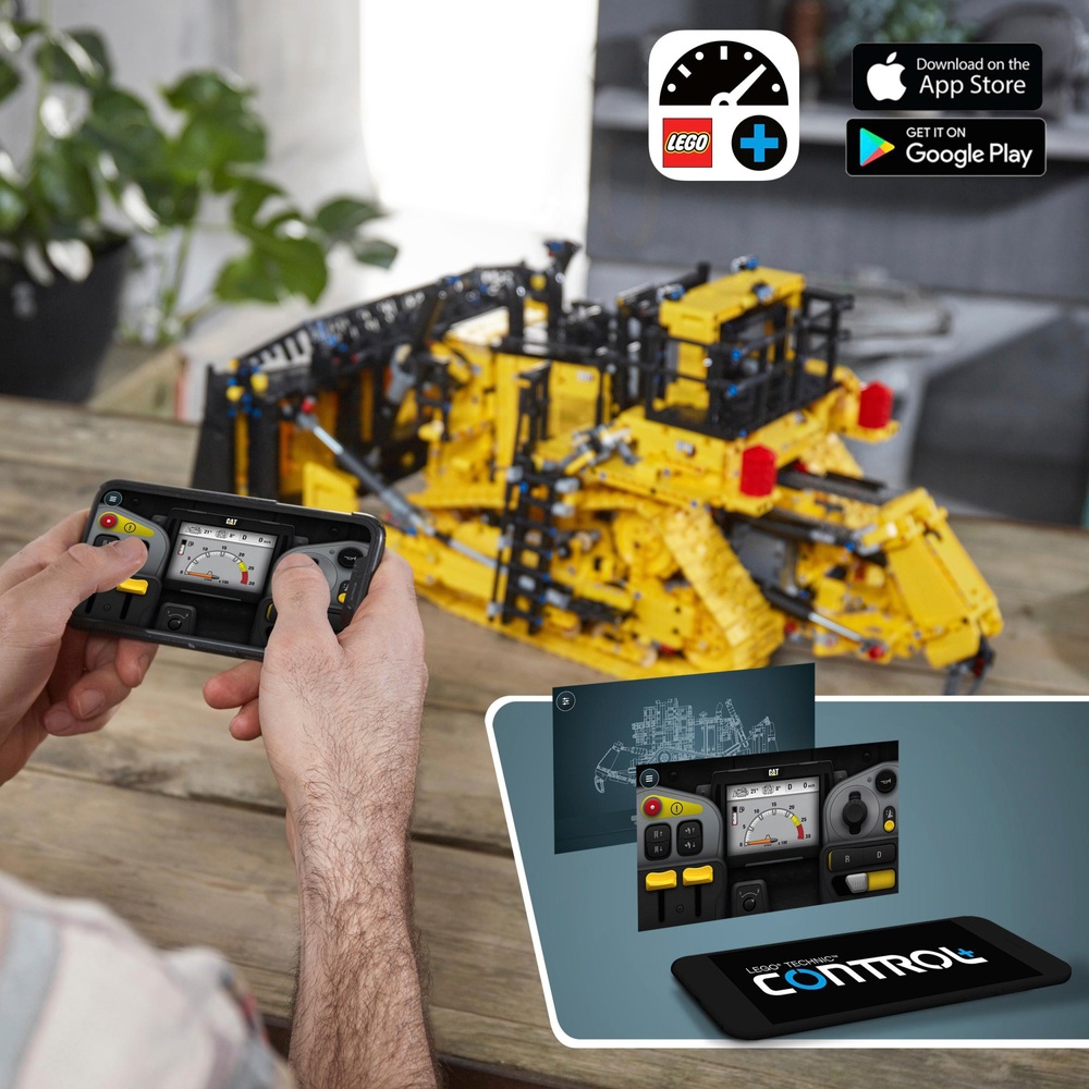 LEGO Technic 42131 App-gesteuertes CAT D11 Bulldozer RC Baufahrzeug-Set