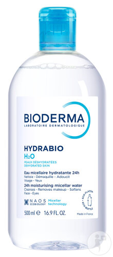 Bioderma Hydrabio H2O Eau Micellaire Démaquillante Nettoyante Peaux Déshydratées Flacon 500ml